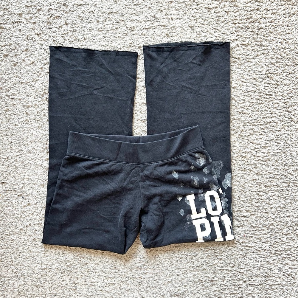 Victoria secret flare leopard print sweatpants
